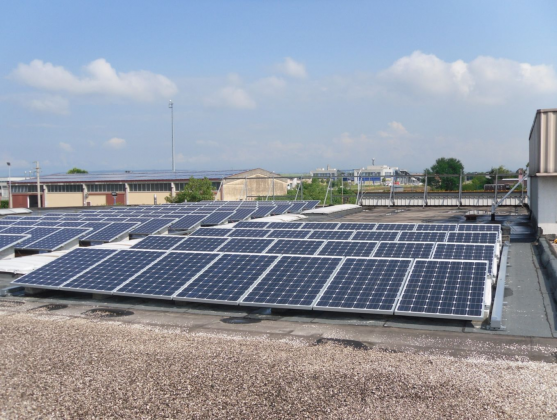 Impianto fotovoltaico installato nel comune di Villorba (TV)